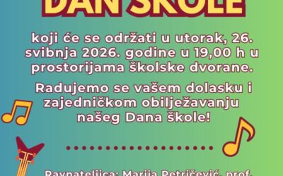 Pozivnica za Dan škole