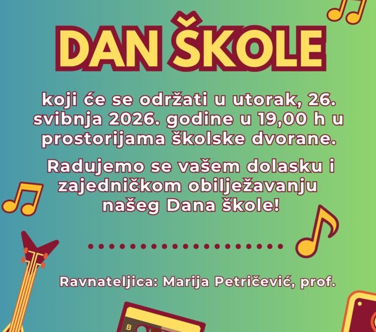 Pozivnica za Dan škole