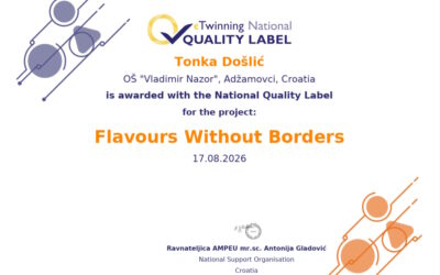 FLAVOURS WITHOUT BORDERS – NACIONALNA OZNAKA KVALITETE